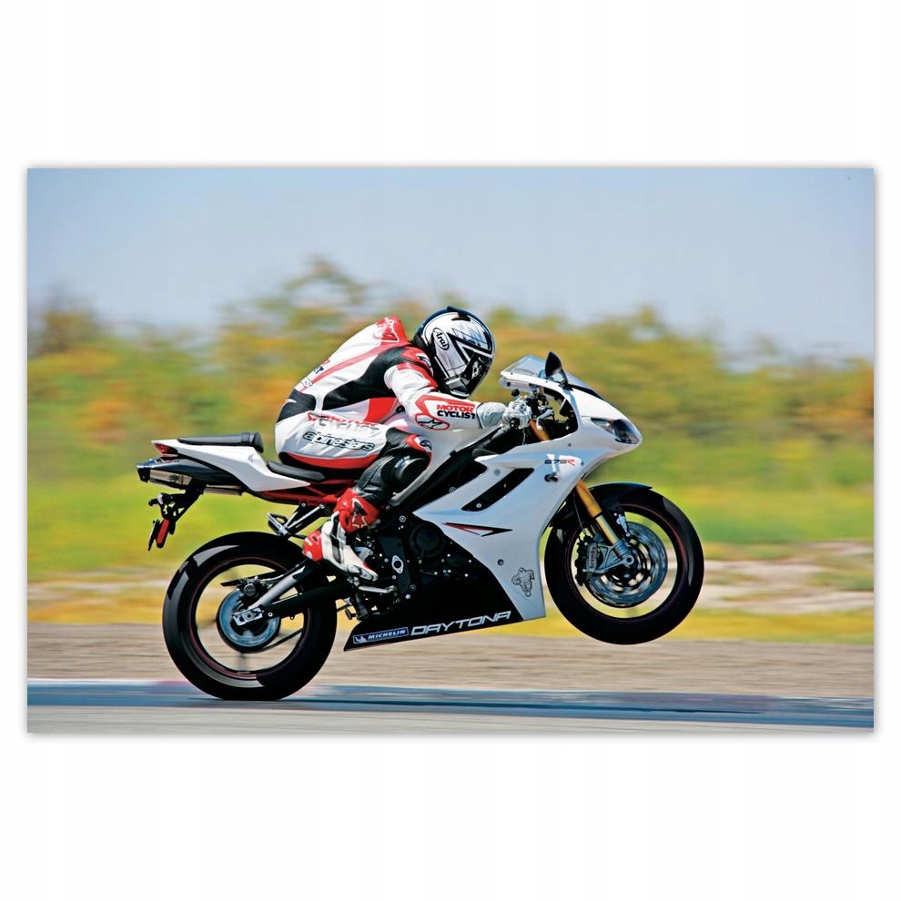 

Plakaty 60x40 Ścigacz motocykl Motor