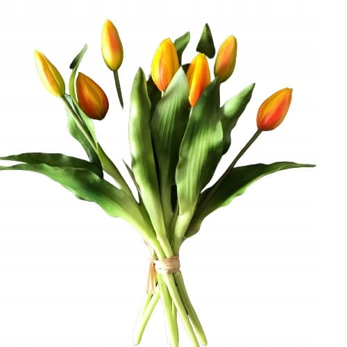 

Tulipan żółto-czerwony bukiet 32 cm 7 szt. silikon