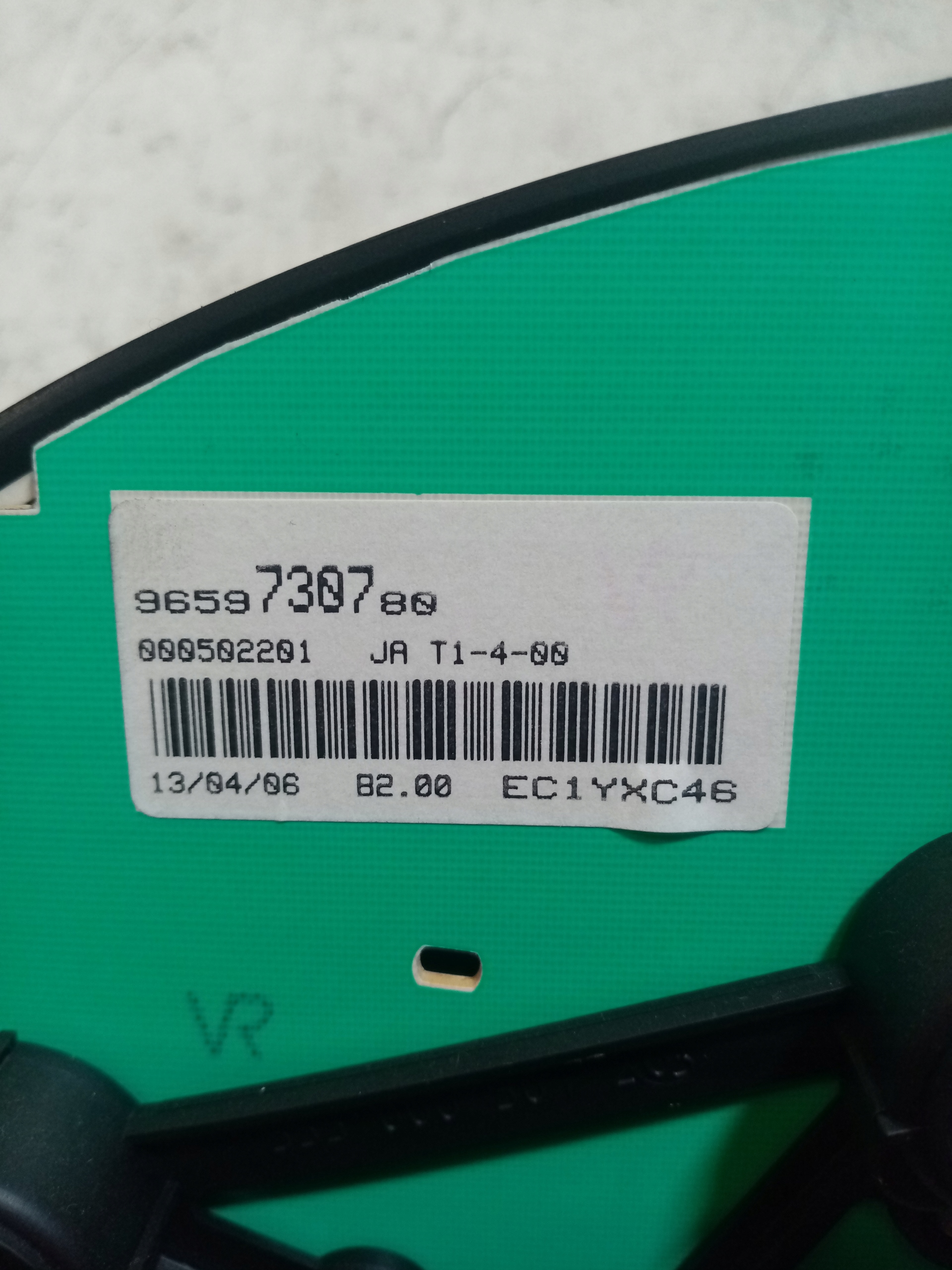 dials dials PEUGEOT 206 1.6 HDI 9659730780