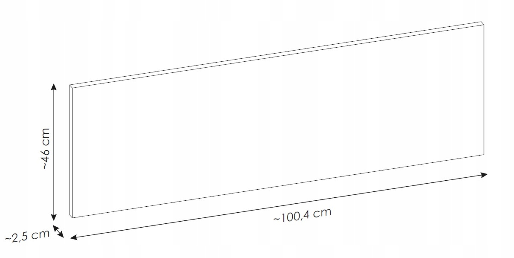 FREZOWANA Szafka pod Umywalkę PUDROWY RÓŻ Wisząca 100 cm z Blatem DĄB Wysokość mebla 48.5 cm