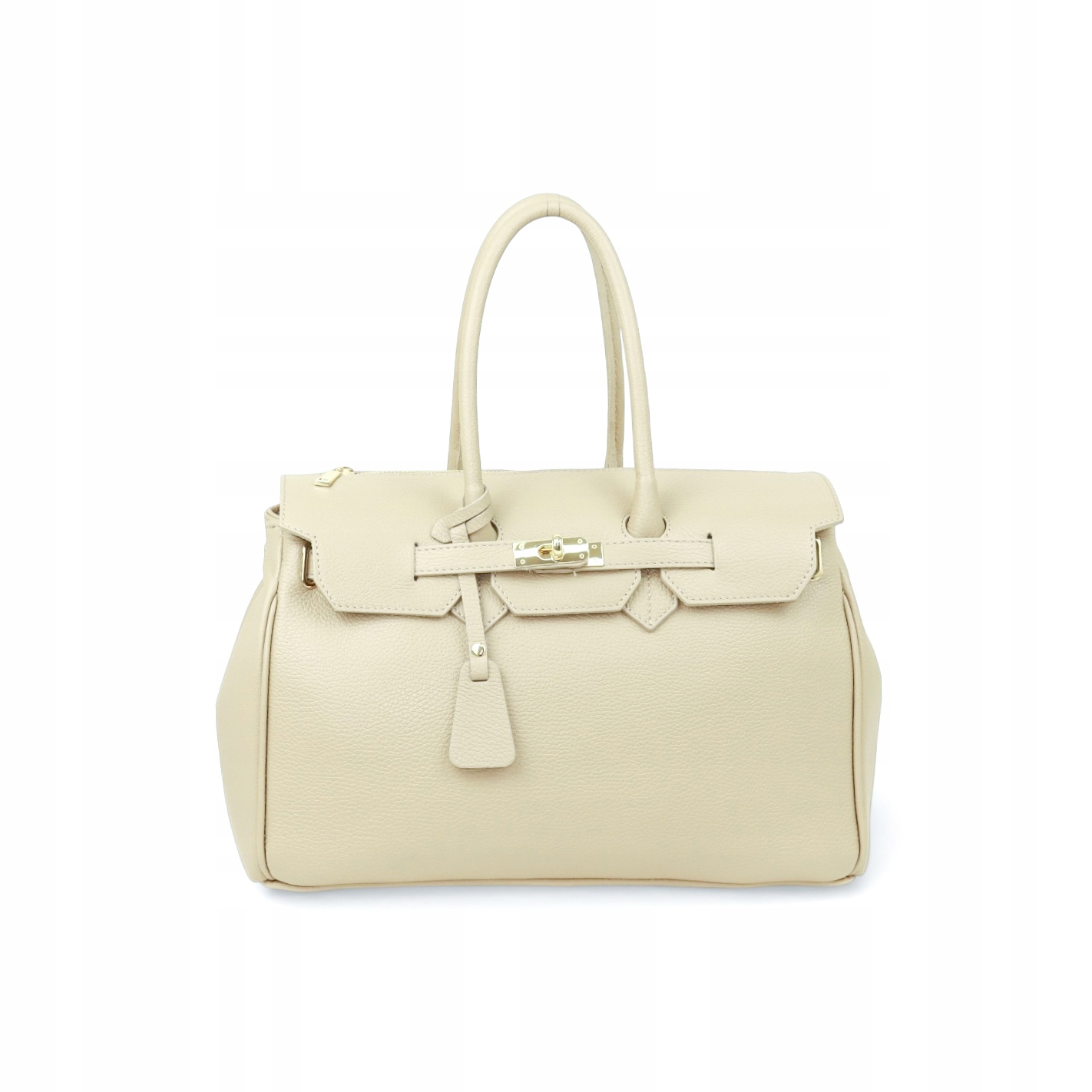 Dámská kožená kabelka Liliana-M v barvě Ecru