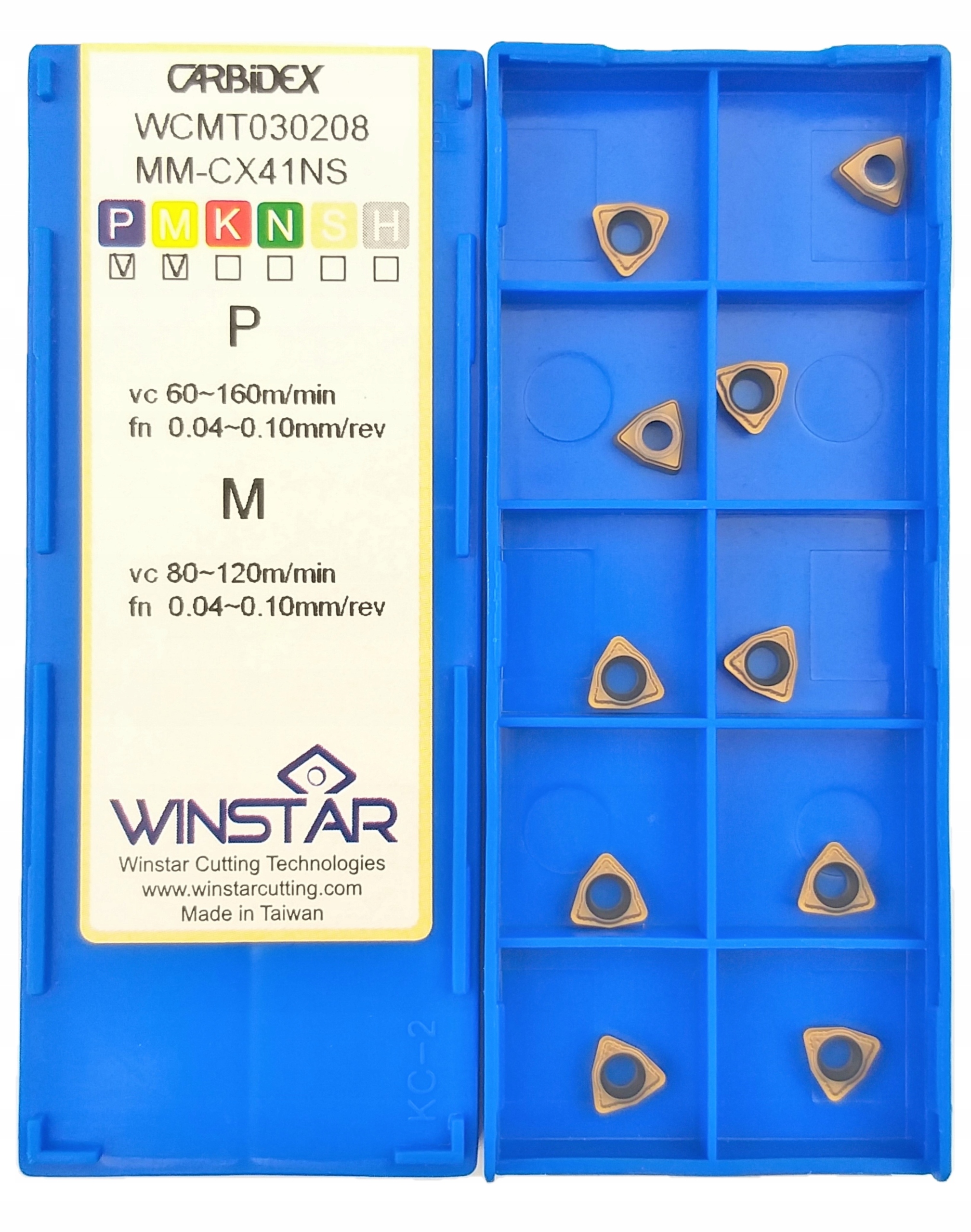 PŁYTKA PŁYTKI WIELOOSTRZOWA WCMX WCMT 030208 10szt