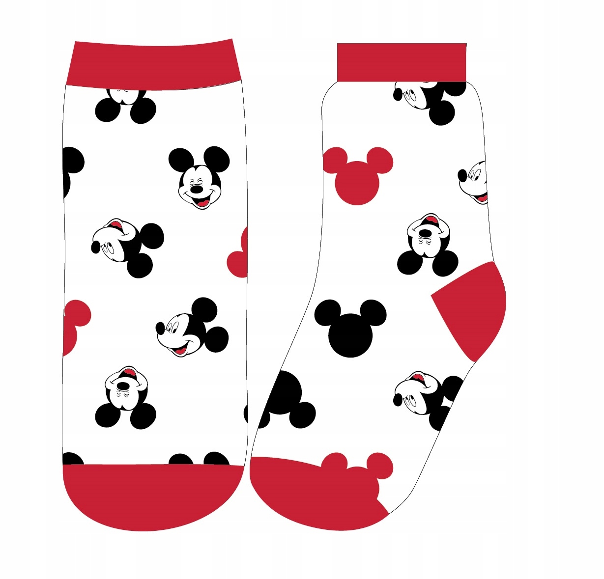 

Skarpetki Myszka Mickey 23/26 Czerwony/Biały