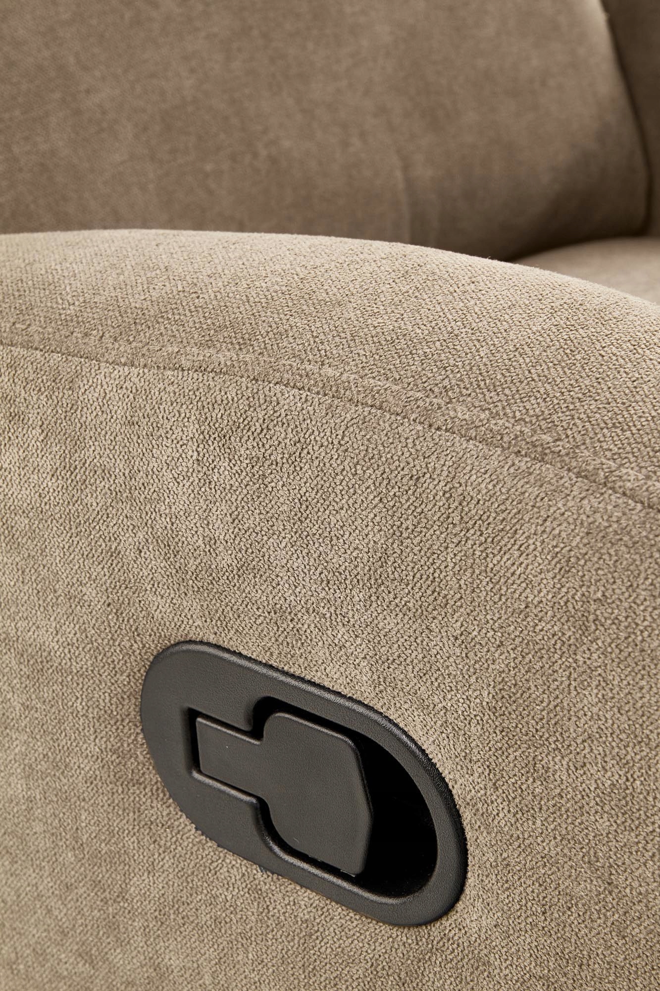 Fotel rozkładany relaksacyjny OSLO 1S Halmar Beżowy z podnóżkiem Rodzaj rozkładany