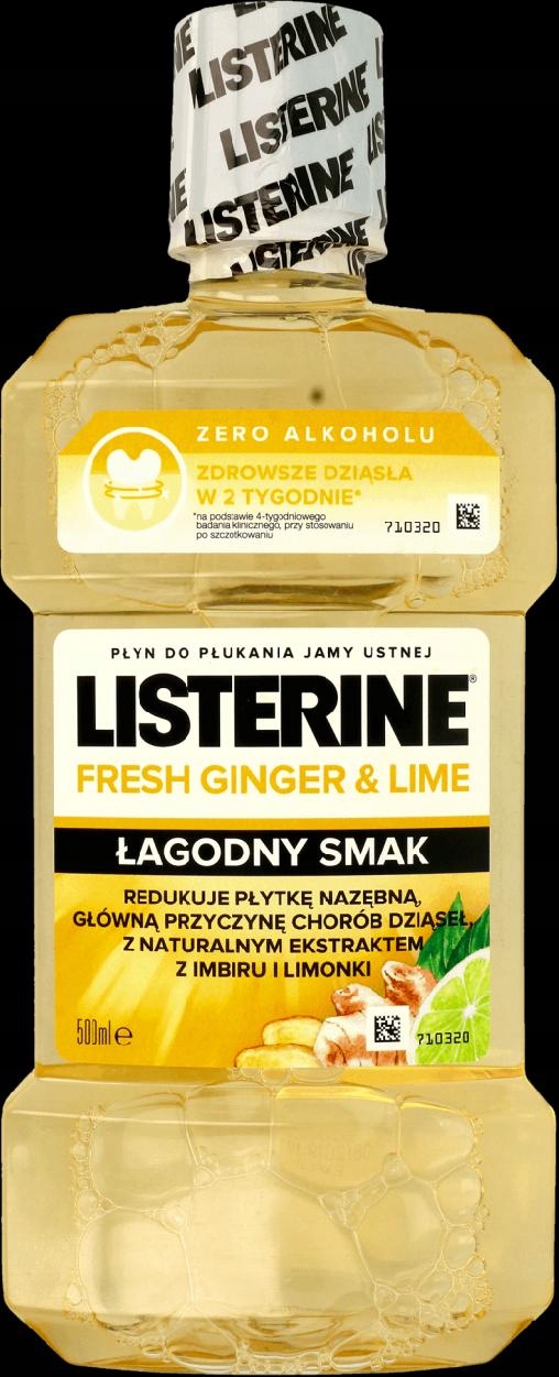 

Listerine Płyn 500ml Ginger & Lime