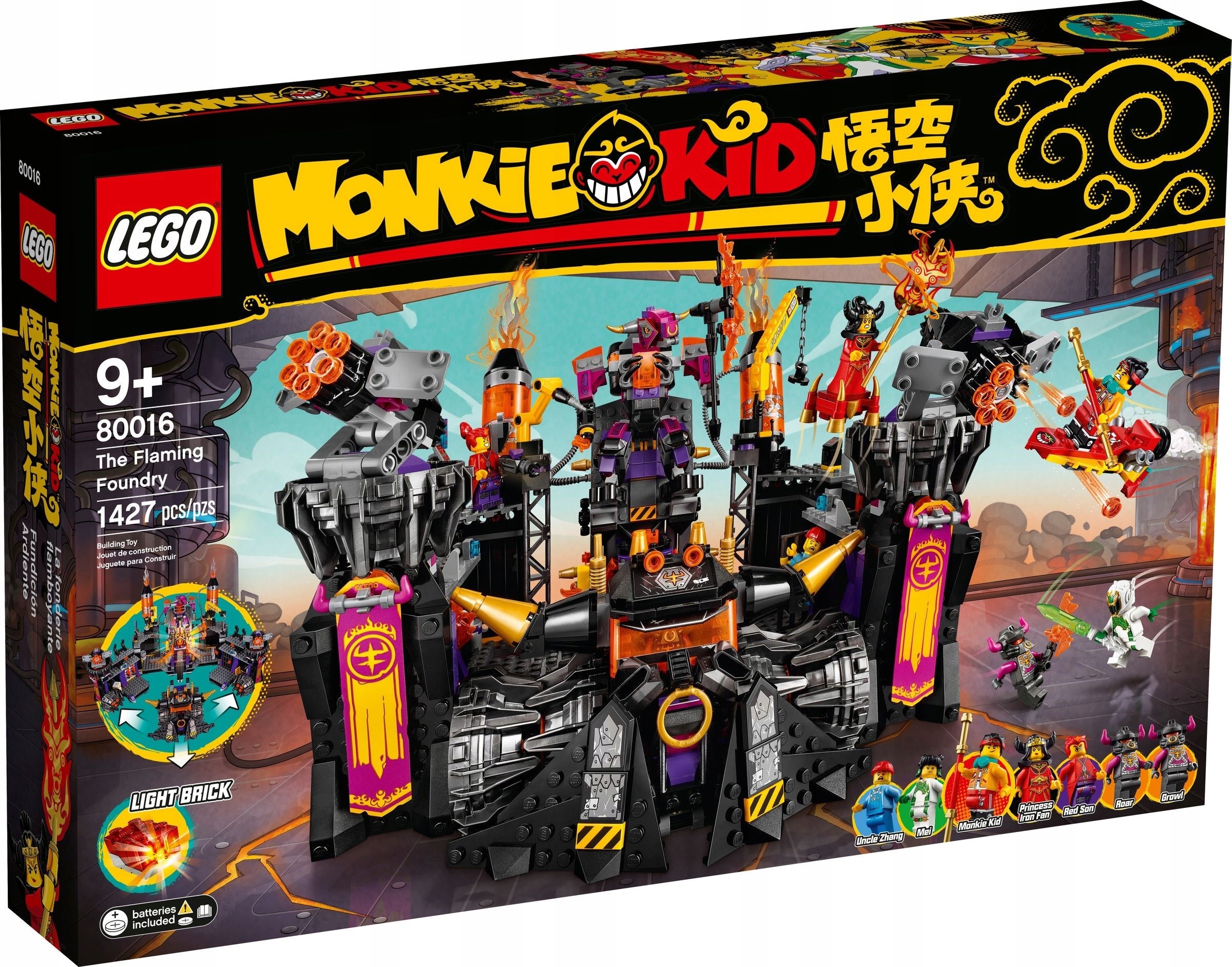 Zestaw Lego 80016 Monkie Kid Ognista Huta