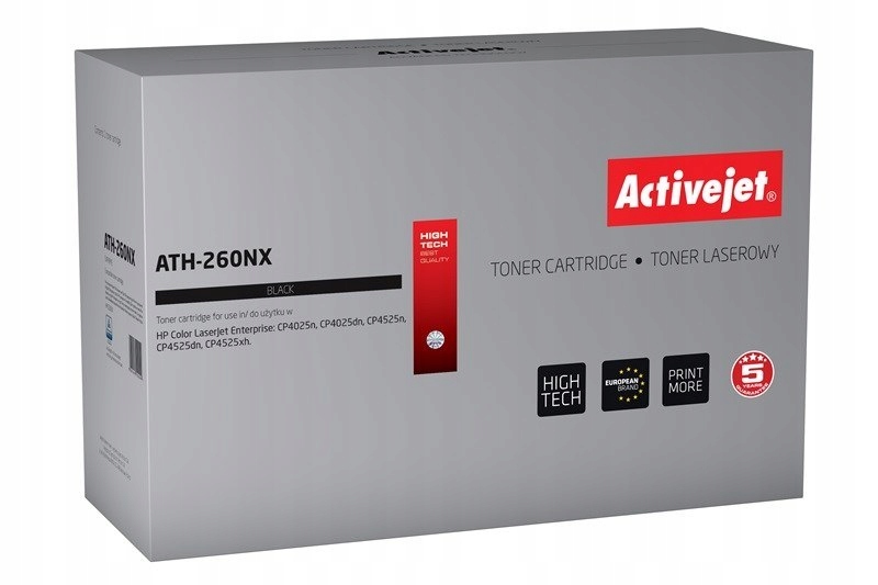 Activejet ATH-260NX Toner (zamiennik Hp 649X CE260X; Supreme; 17000 stron;