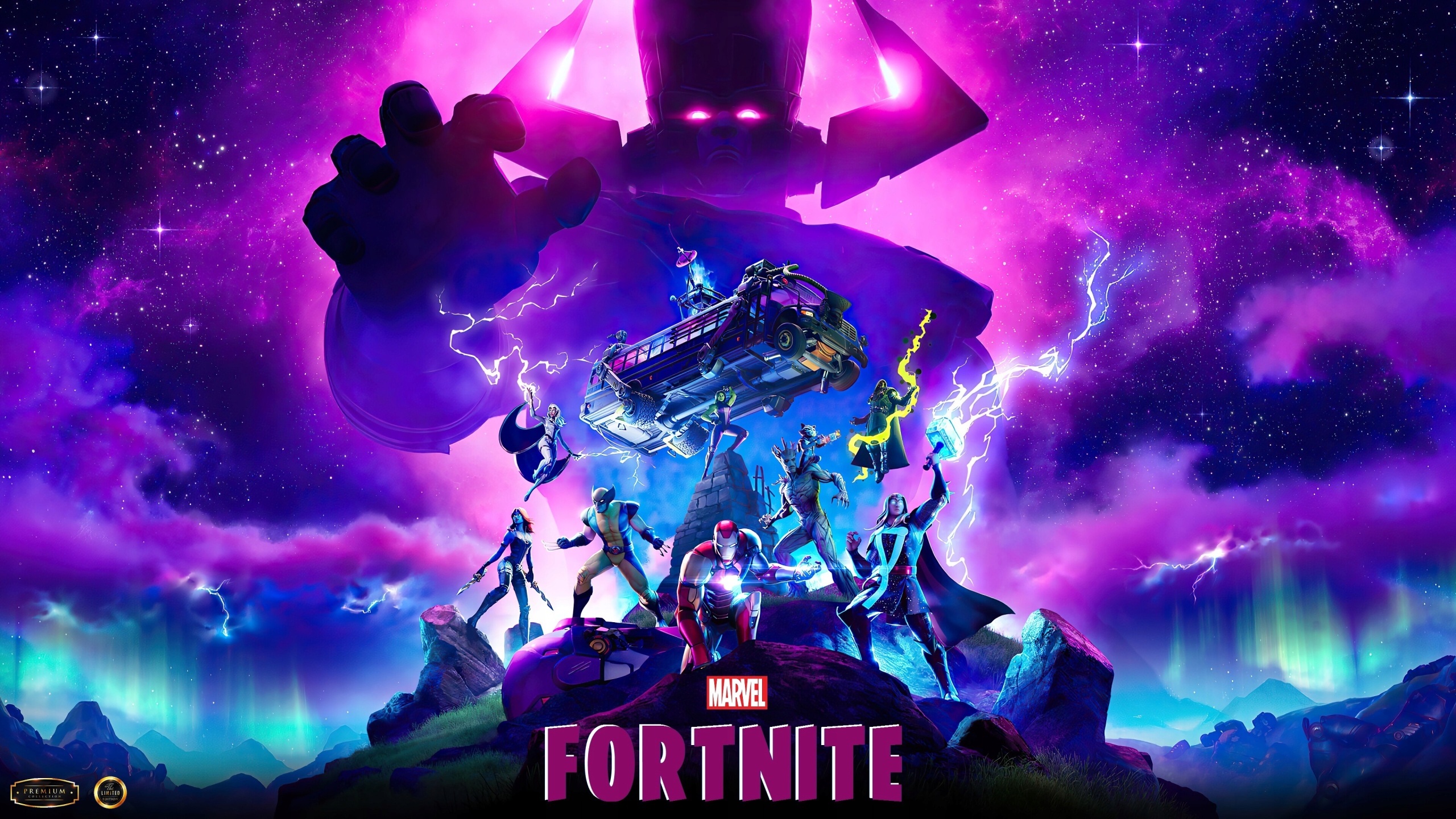 FORTNITE MARVEL Sezon 4 - Limited Edition! 90x50cm Marka inna