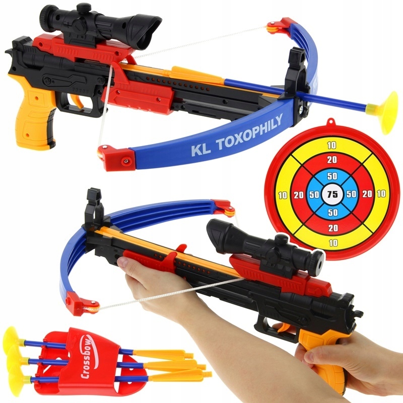 

Kusza Tarcza Pistolet Wyrzutnia Tarcza Strzały Łuk