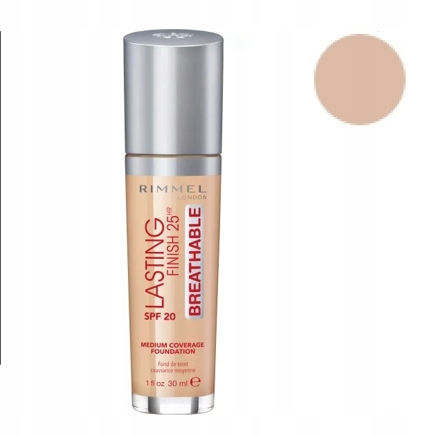 Rimmel Lasting Finish Breathable Podkład Do Twarzy 010 Light Porcelain