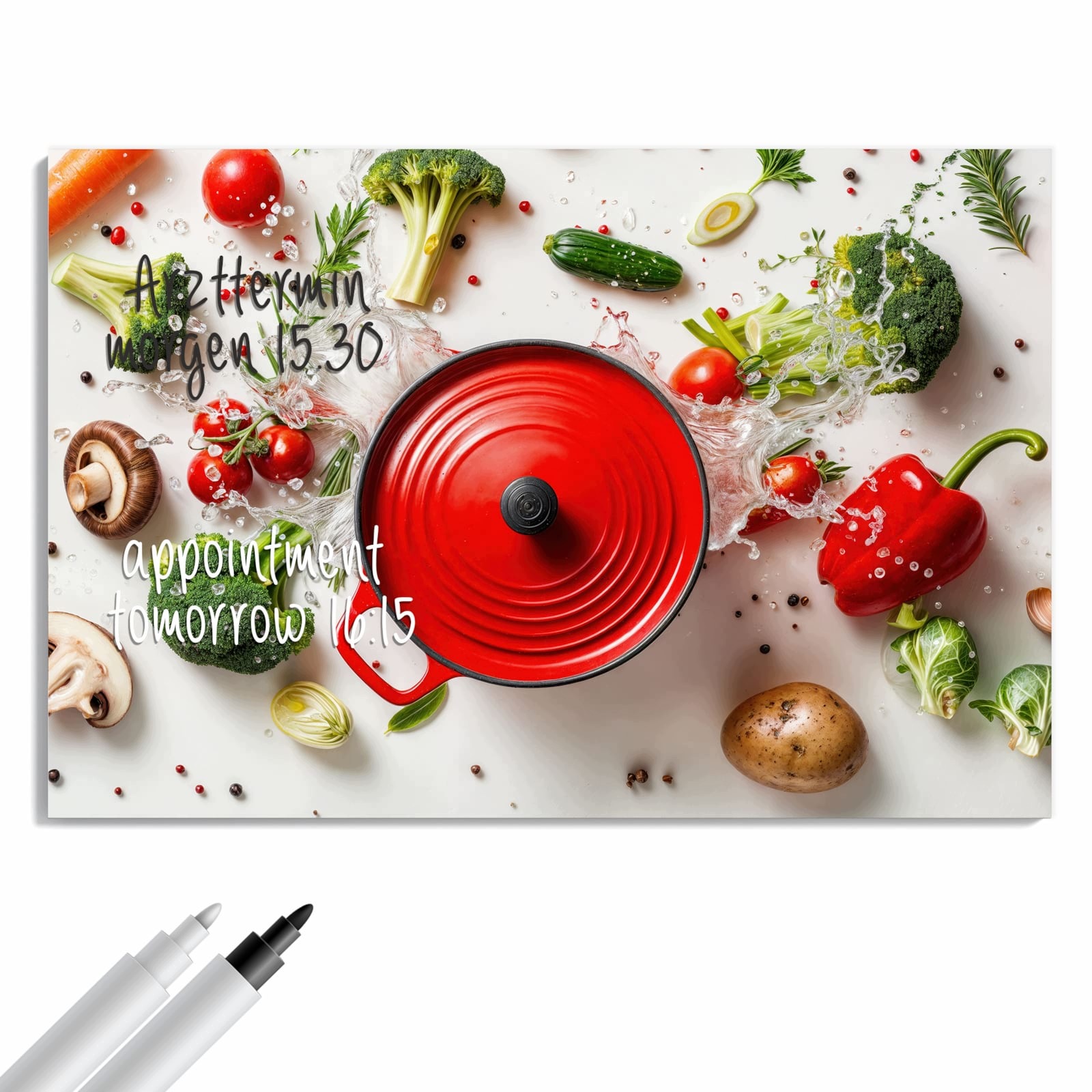 Magnetická tabule Przygotowanie do gotowania 60 × 40 cm