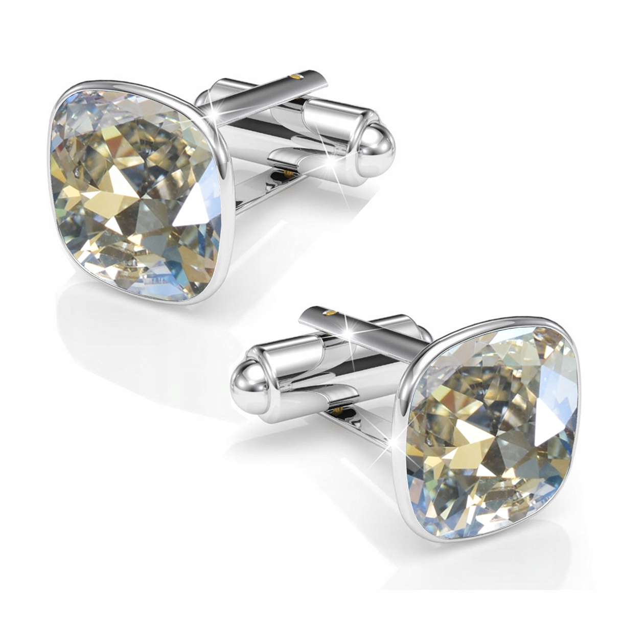 Manžetové knoflíčky Košile Stříbrné Stříbro 925 Dárek Dámské Pánské