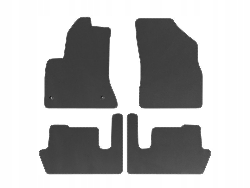 Citroen C4 Picasso I 2006 2013 velurové koberce Grafit Alps