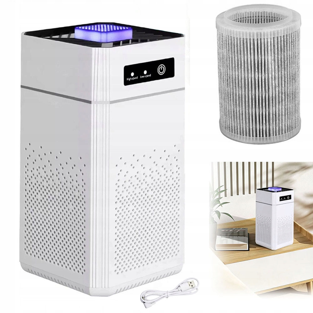 Oczyszczacz Powietrza, Z Filtrem Hepa, Ujemnych Generator Jonów