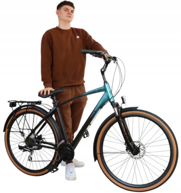 Lekki Aluminiowy Rower Trekkingowy Męski Treking Suv Na Wzrost 170-182 CM