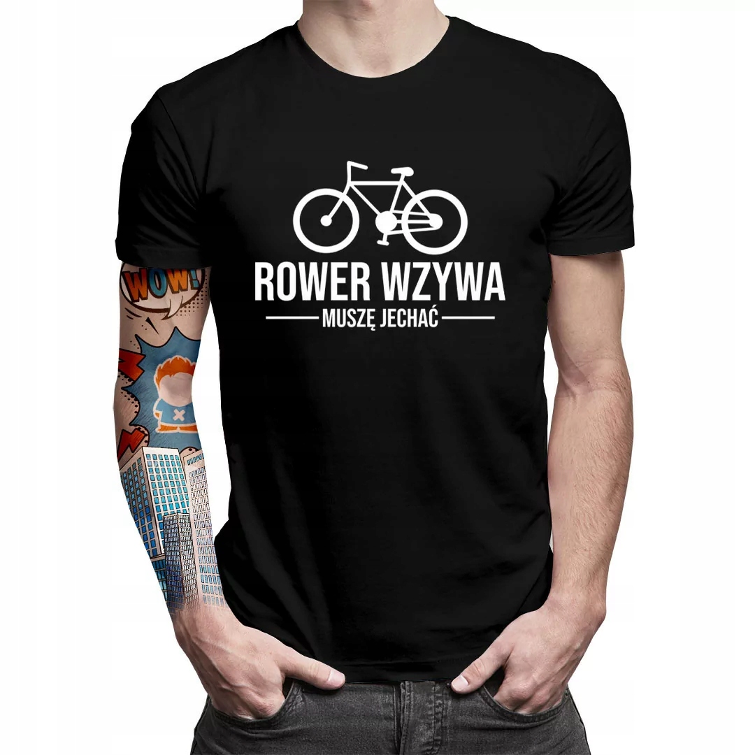 

Rower rowerzysta prezent koszulka