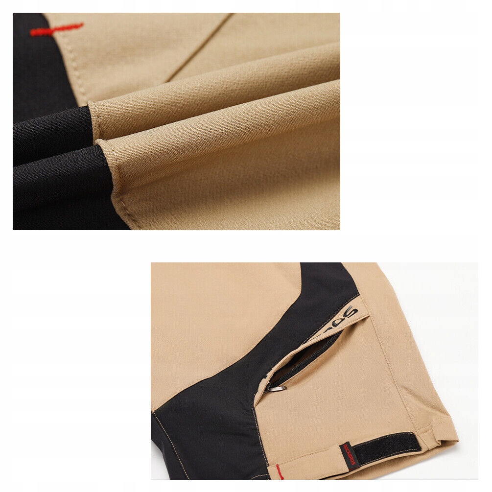 Krótkie spodenki rowerowe 2w1 wkładka 4D MTB oddychające YPK020 M GR Kolor szary