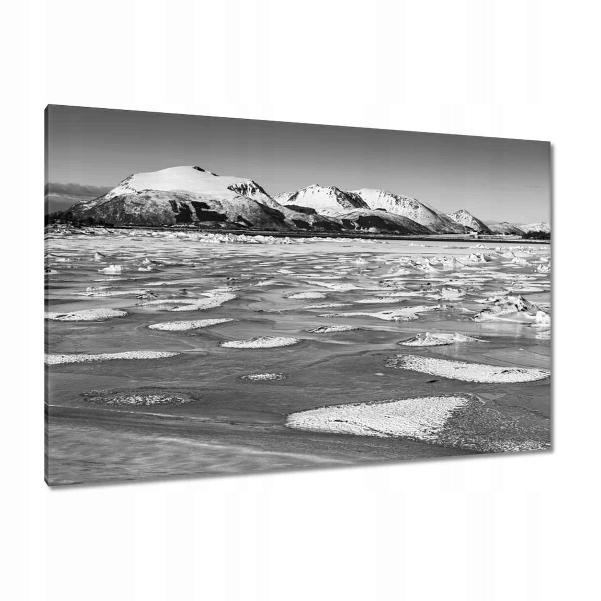 Obrazy 120x80 Zima Norsko Jezero