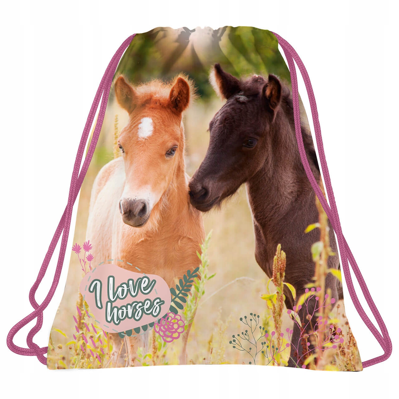 

Worek na obuwie Derform I love horses konie