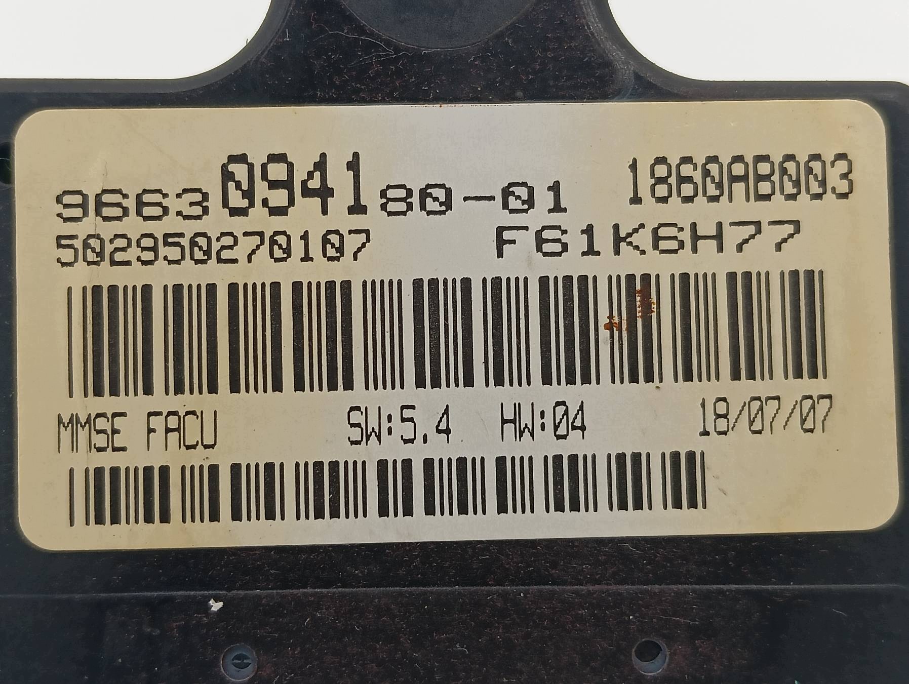 modulo 9663094180 Peugeot 4007 e (2007-2012)