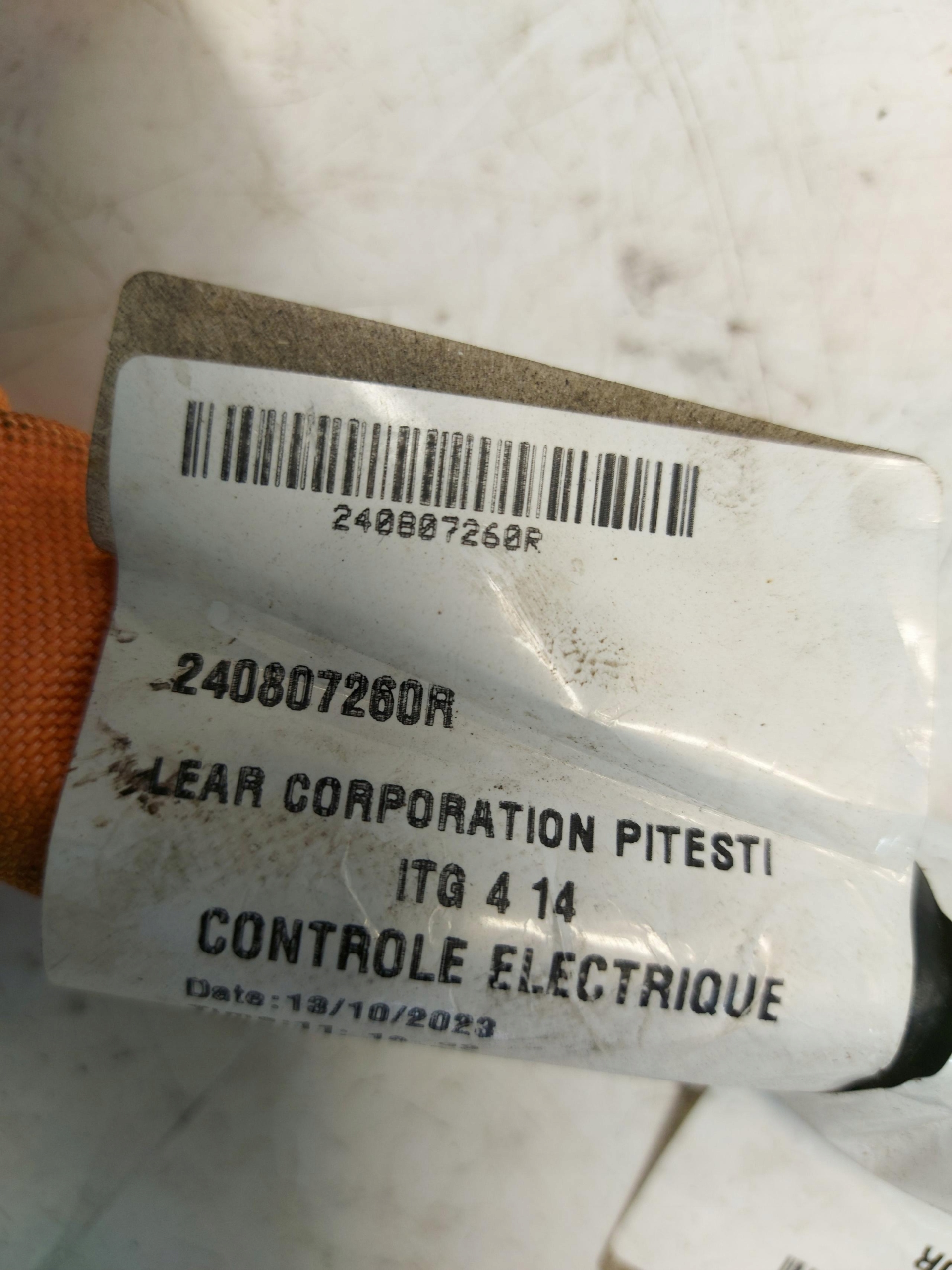 RENAULT AUSTRAL E KABEL wiring electrical 240807260R