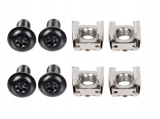 SZYNY MONTAŻOWE RACK 28 CM 2 SZTUKI LISTWA MONTAŻOWA 280 mm DO SZAFY RACK Szerokość 45 mm