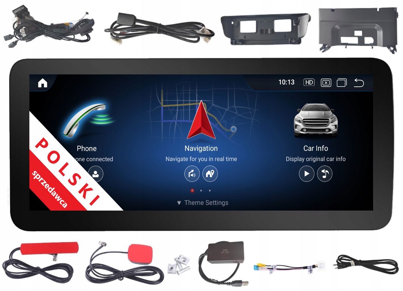 Radio Monitor Android Mercedes-benz C W205 Ntg 5.0 S665 8/128GB Carplay Lte