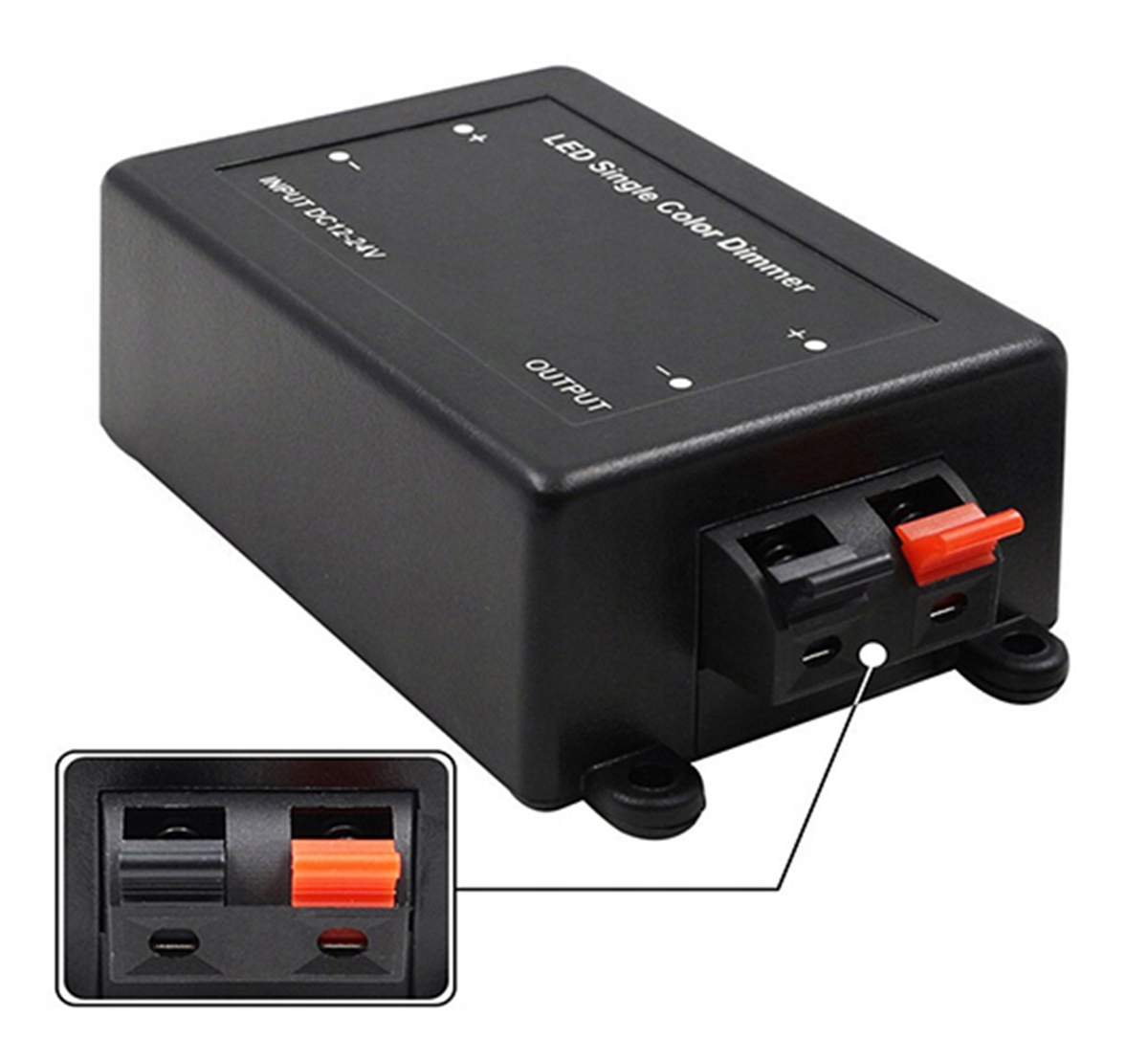 STEROWNIK ŚCIEMNIACZ KONTROLER DO TAŚM LED 12-24V DC + PILOT RADIOWY AG752B Rodzaj ściemniacz