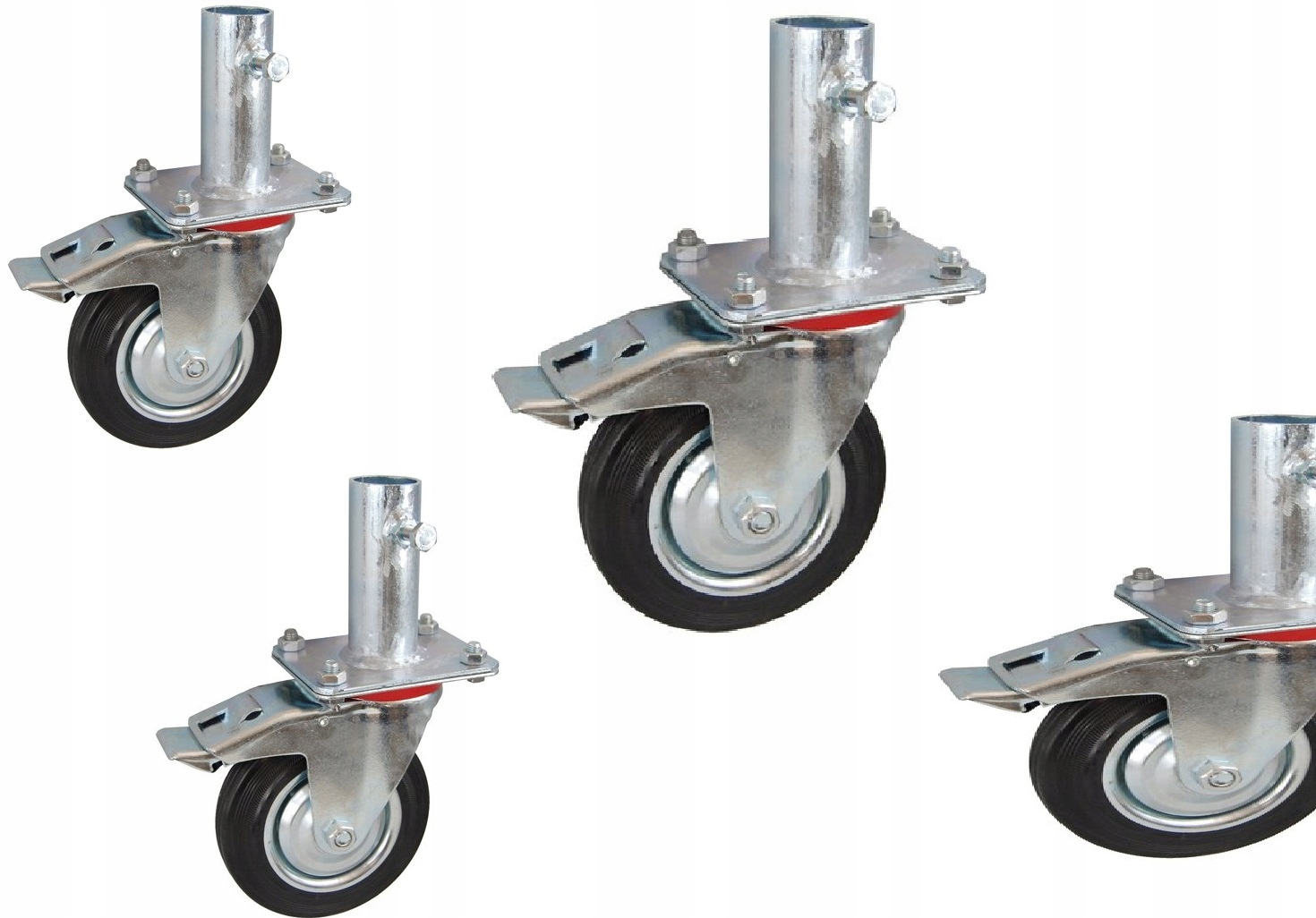 Kolečka Pro Lešení Varšavského Typu 4 Ks