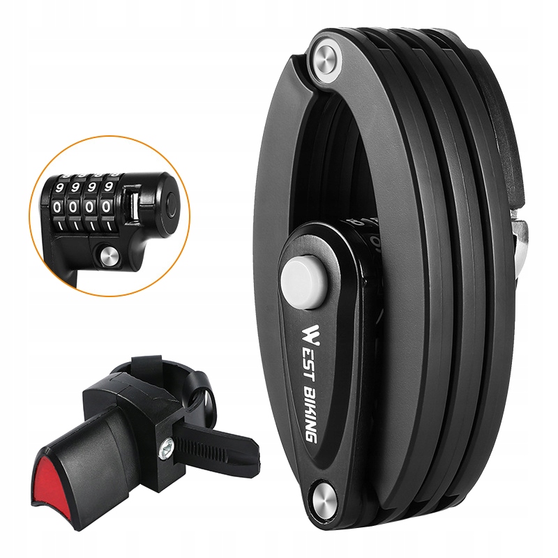 ZABEZPIECZENIE ROWEROWE NA SZYFR ZAPIĘCIE SKŁADANE Kod producenta 5067