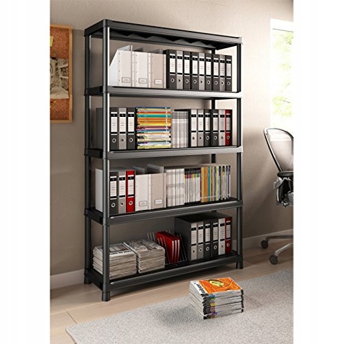 Пластиковий стелаж для зберігання, Макс 70 кг на полицю!