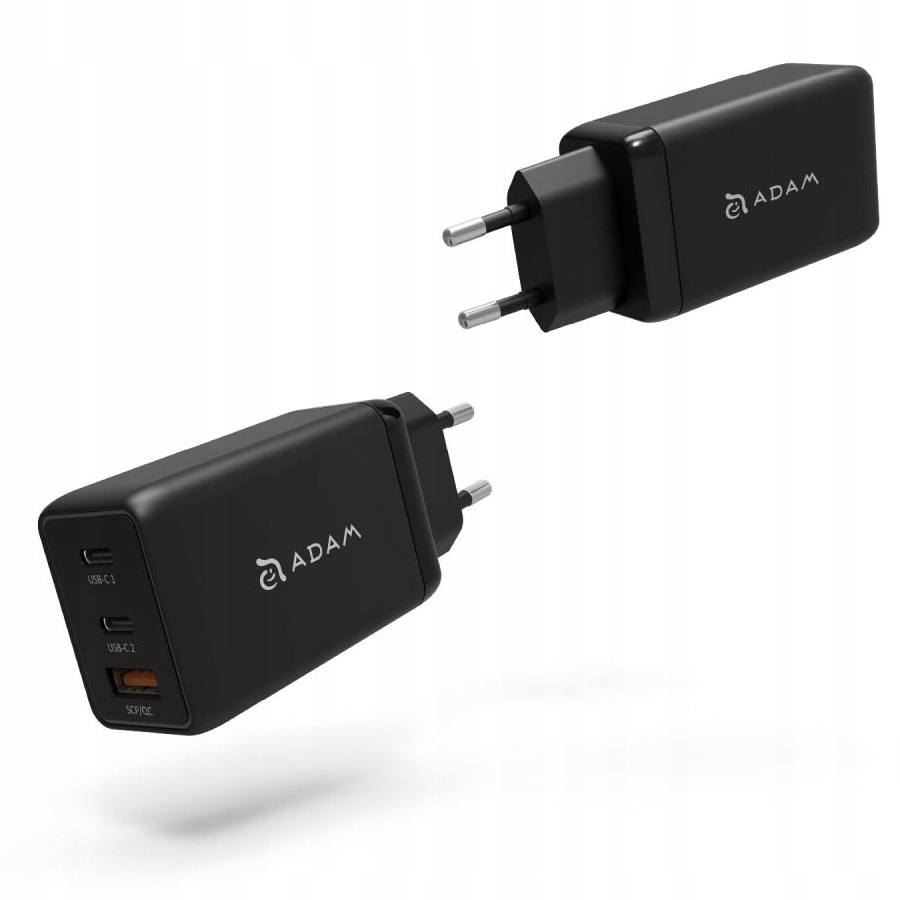 

Ładowarka sieciowa, 65W Usb-c Qc Pd, Adam Elements