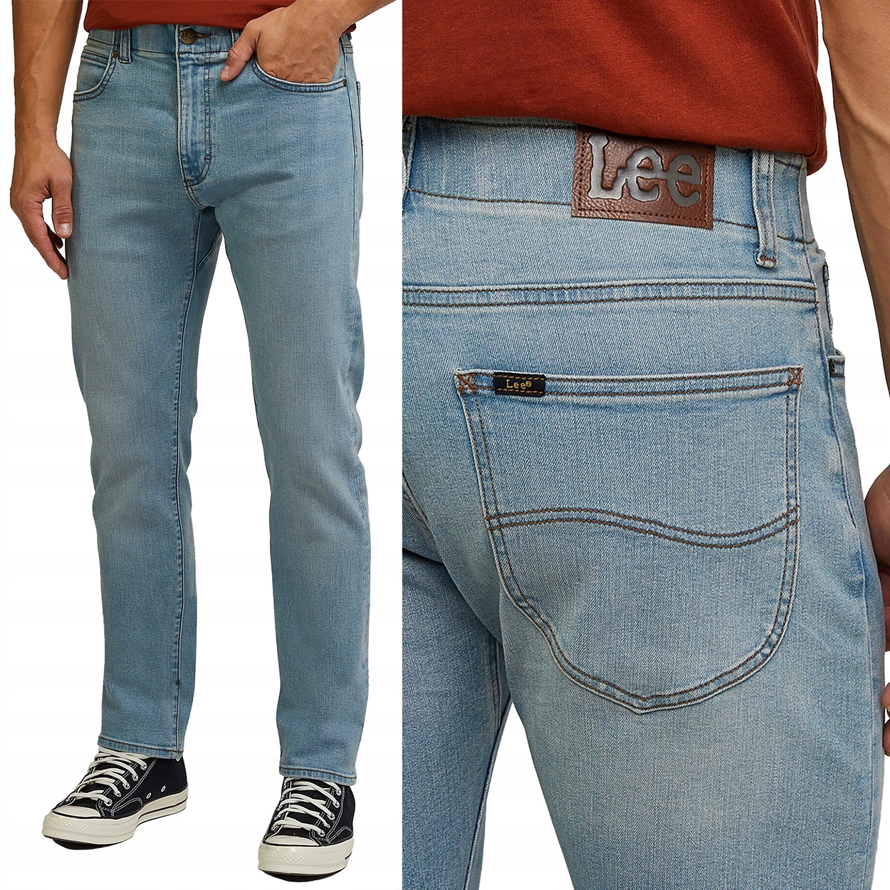 Lee Slim Fit Extreme Motion pohodlné přiléhavé džínové kalhoty W34 L32