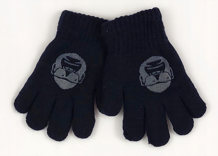 

16 rękawiczki frotte z wełną 5-palcowe 116 122