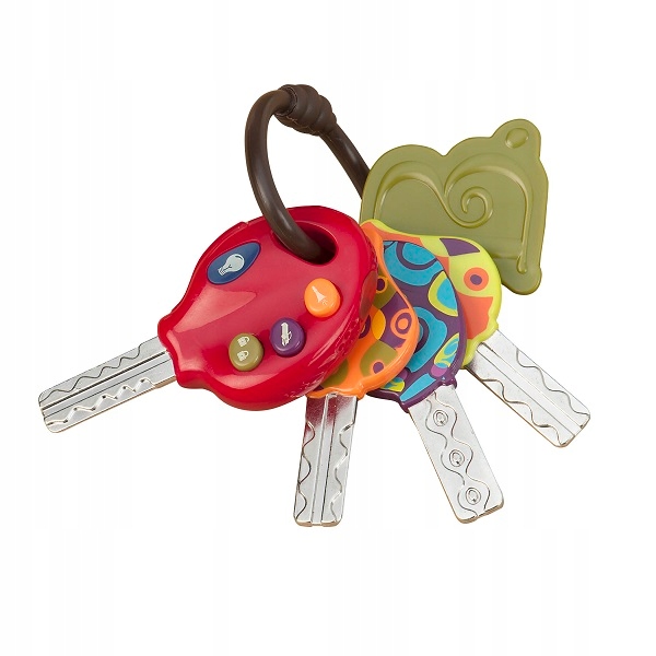 

B.Toys Zestaw 4 kluczy samochodowych z pilotem