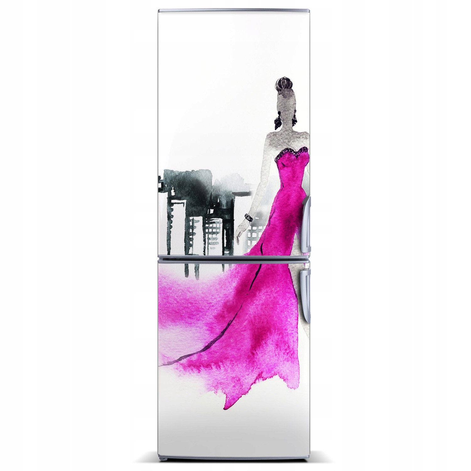 

Naklejka na lodówkę Ilustracja mody 60x180