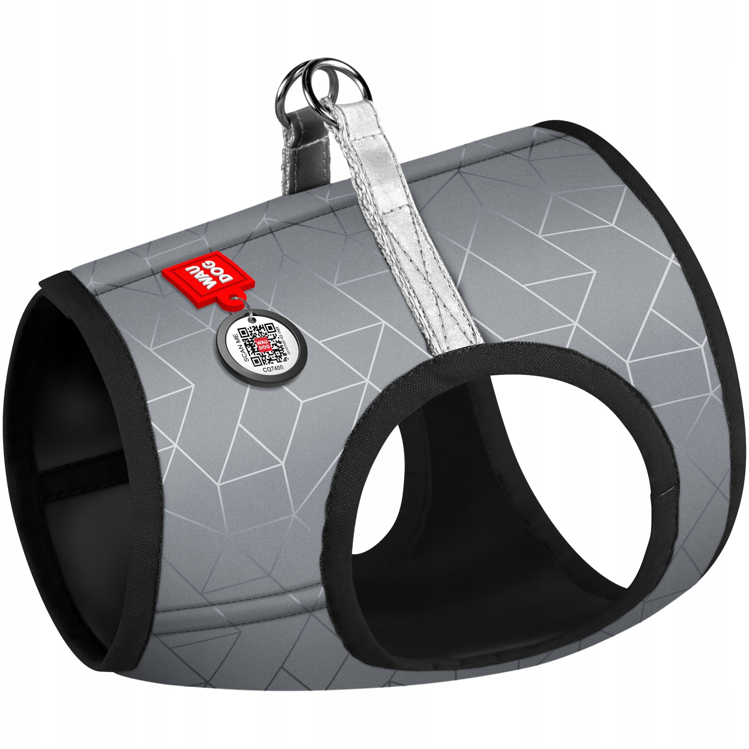 Levně Waudog Postroj pro psy s Qr, reflexní (XS3, B 32-35cm, C 22-24cm)