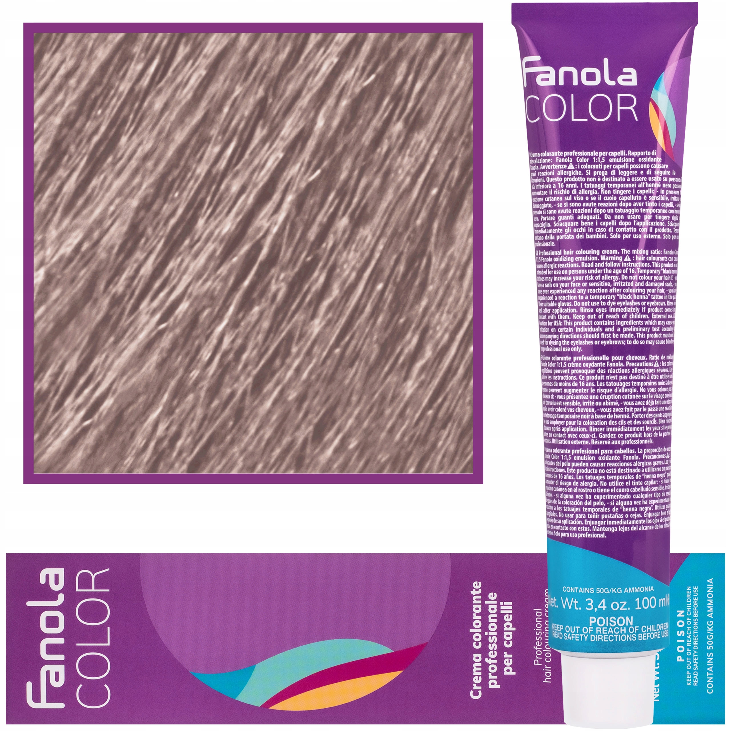 

Farba do włosów Fanola 100ml kolor 12,1