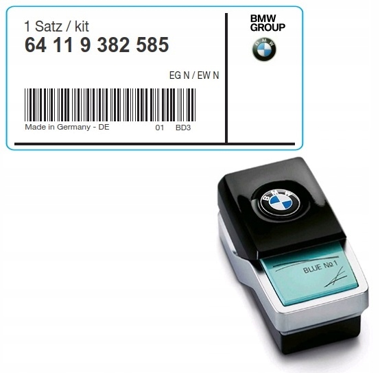 Новый OE картридж аромат Blue Suite No.1 BMW с ASO