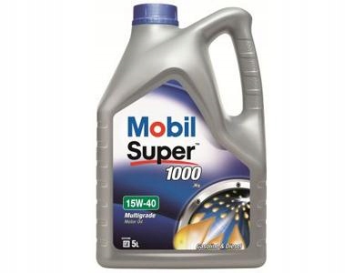 

Mobil 1000 X1 15W40 A3/B3 Sl/sj 5L