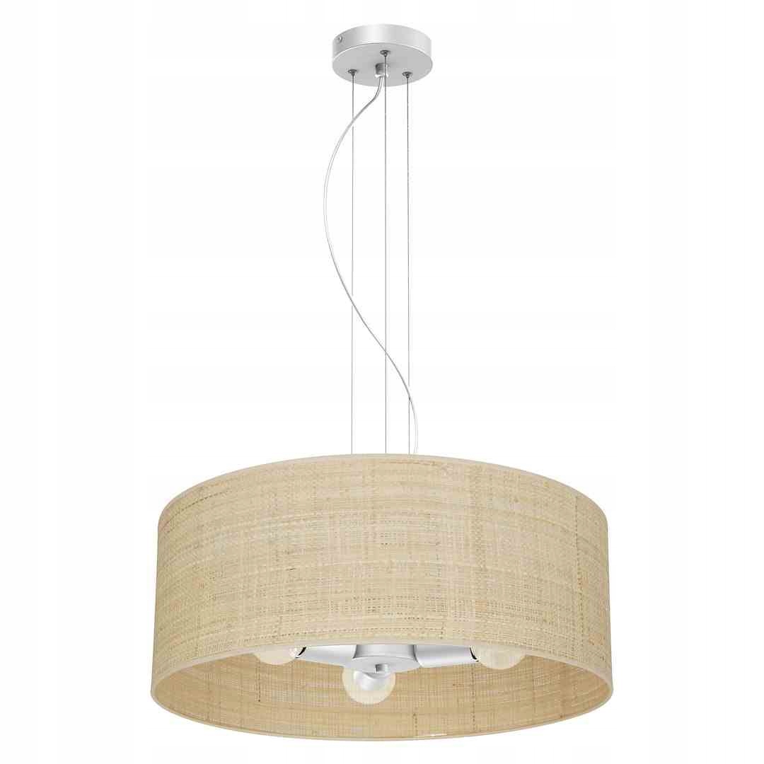 Závěsná lampa Marshall White Rattan 3xE27