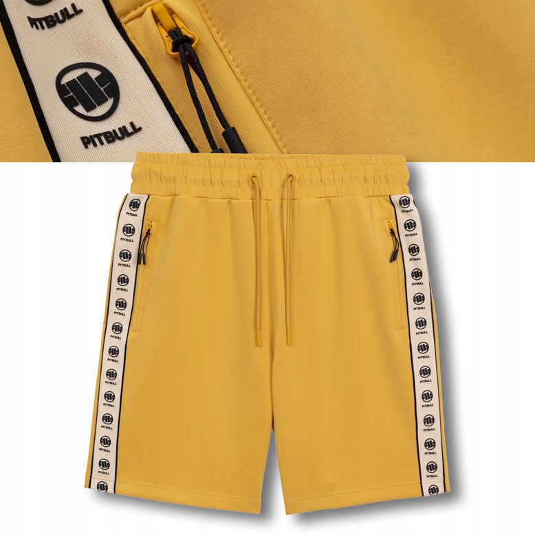 Pánské teplákové šortky Pitbull Sportovní Kraťasy Oldschool Powers