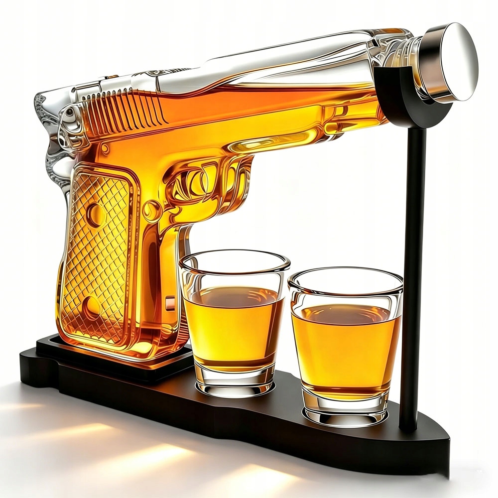 Karafa Sada Pistole 230 ml se 2 skleničkami na párty Dárek pro něj