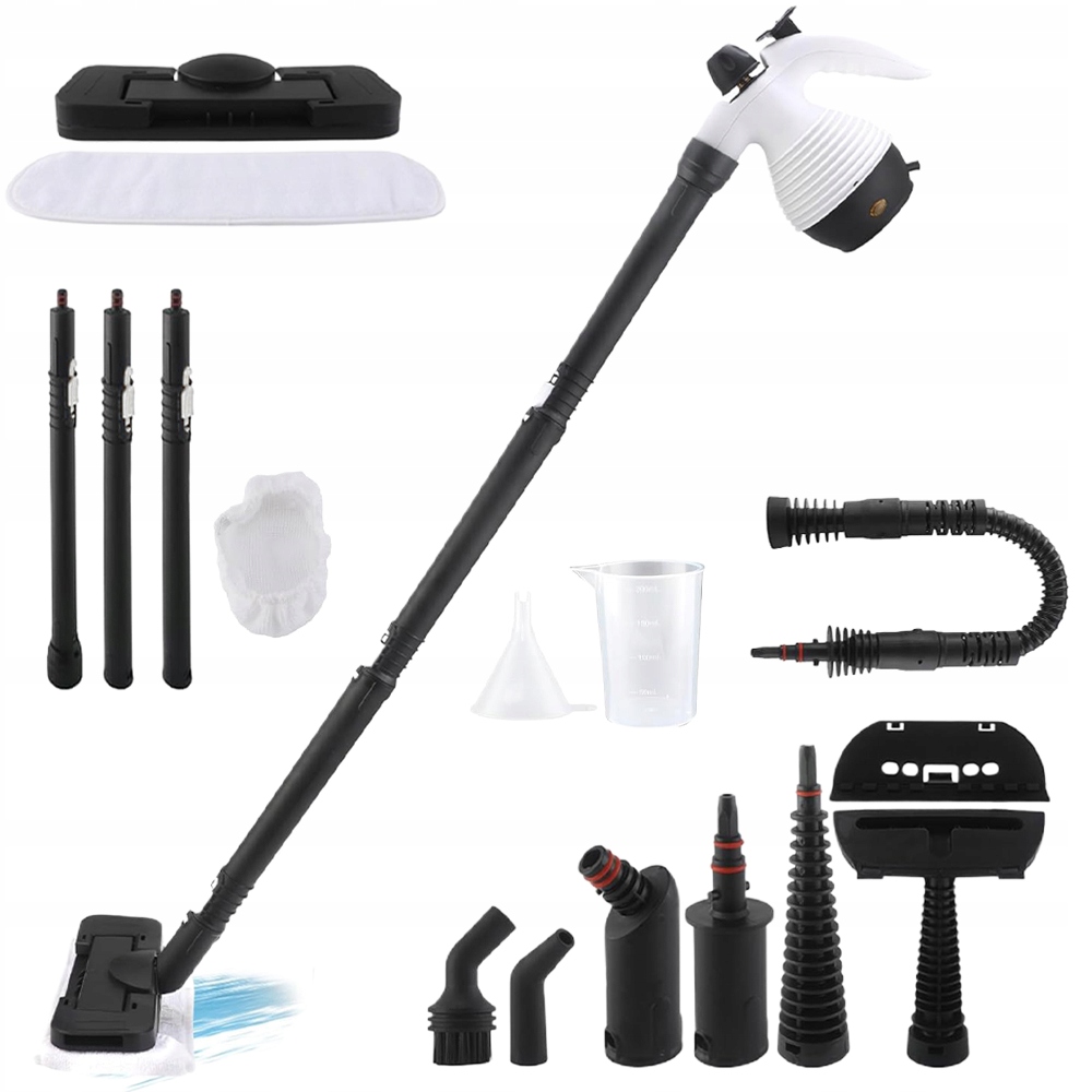 Domowy Czyścik Parowy 1050W Z Wysokim Ciśnieniem I Szybkim Nagrzewaniem