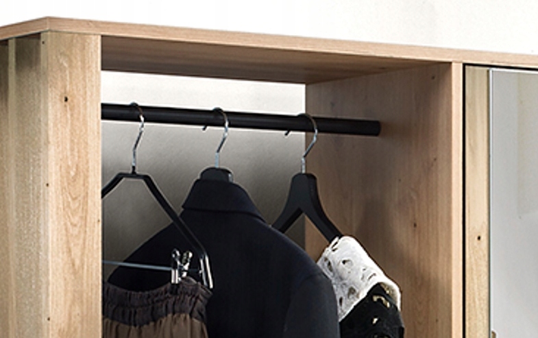 Garderoba wieszaki półki z lustrem MILO ARTISAN Rodzaj mebla garderoba