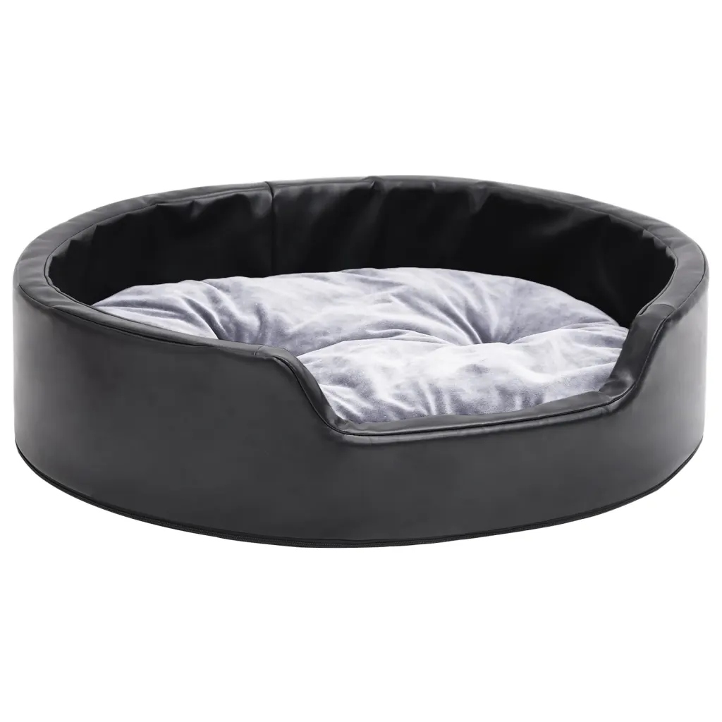 Levně pelíšek Deluxe pro psa 69x59x19 cm černo-šedé