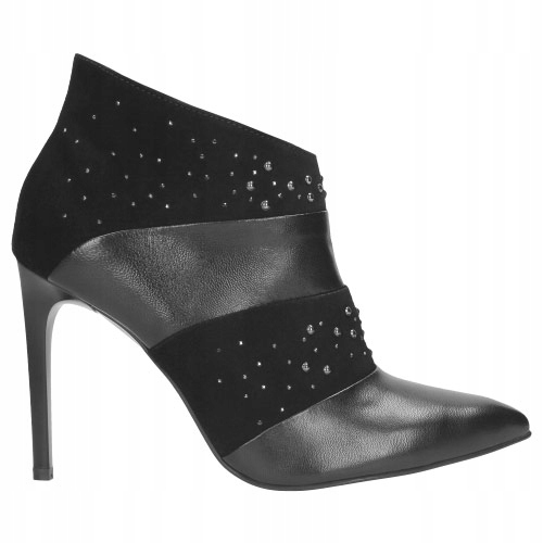 

Buty Wojas Botki damskie skóra czarne r. 40