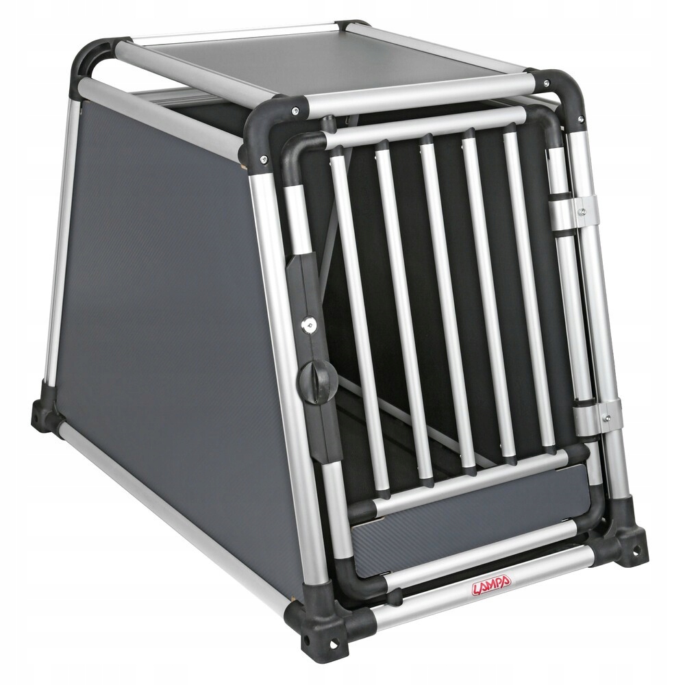 Klatka transportowa Premium dla zwierząt do samochodu 55 x 90 x H 66 cm