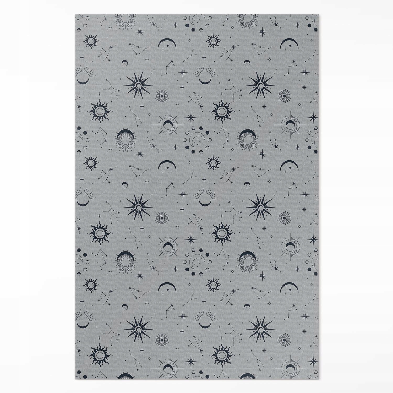 Vinylový koberec do kancelárie Vesmír Mesiace slnka Vintage hviezdy Veľký 140x210 cm