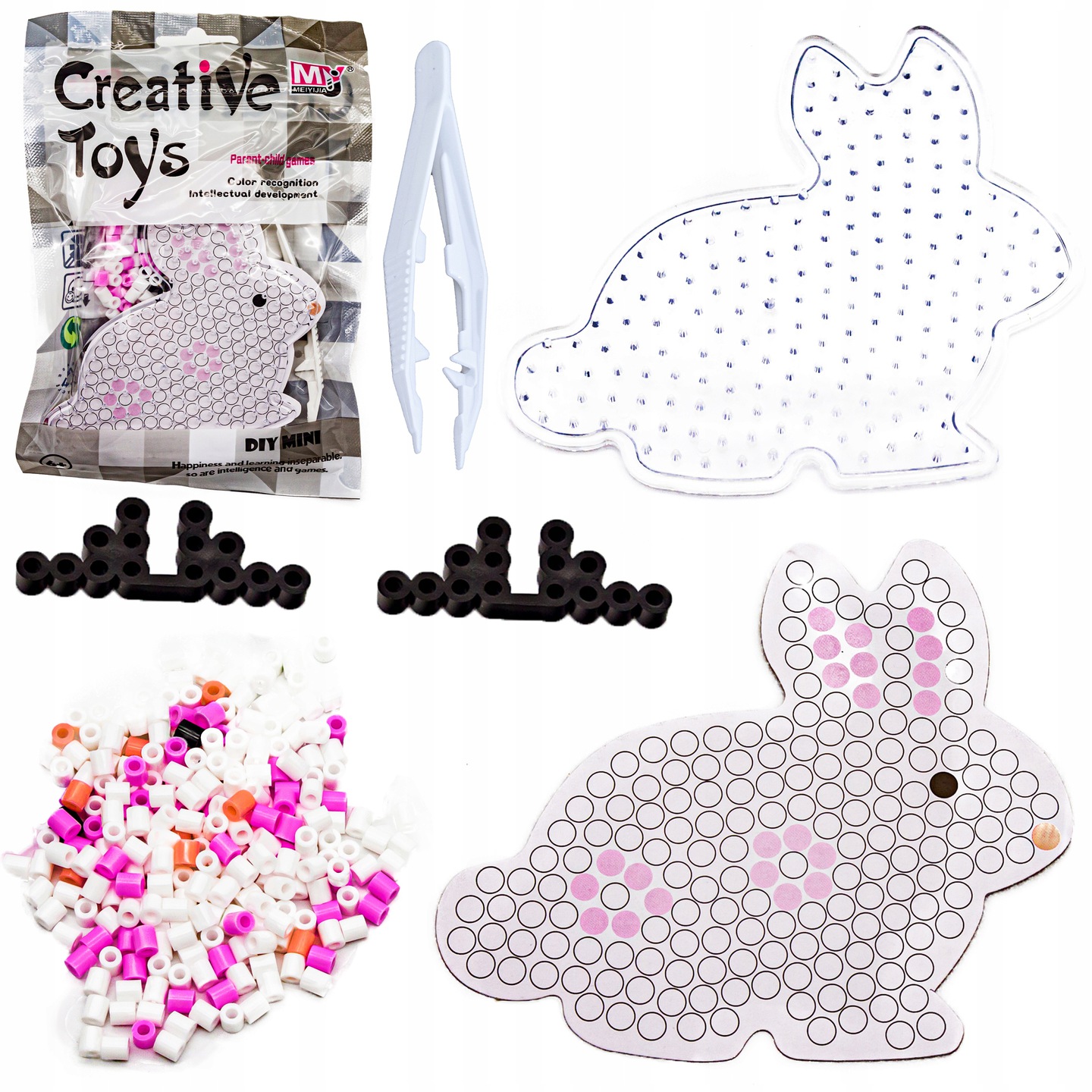 SZABLON Prasowanka KORALIKI DO PRASOWANIA KRÓLIK